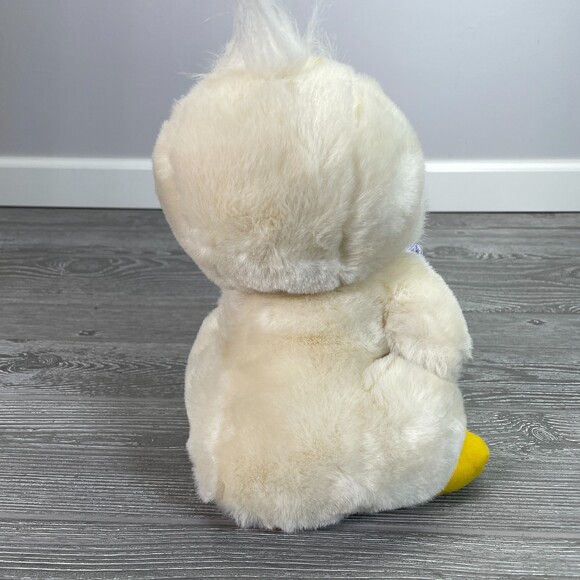 Vintage 1994 Chick Cuddle Wit Easter Duck Plush Tulip Flower Stuffed Animal NEW - Picture 5 of 11